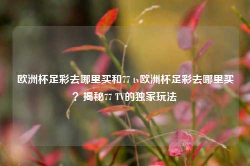 欧洲杯足彩去哪里买和77 tv欧洲杯足彩去哪里买？揭秘77 TV的独家玩法